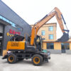 18 ton four-wheel drive wheel excavator
