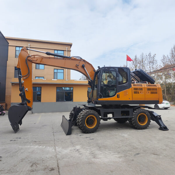 18 ton four-wheel drive wheel excavator