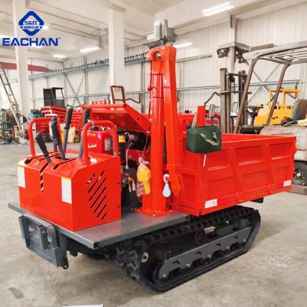 1.5 ton Crawler Dumper truck with crane