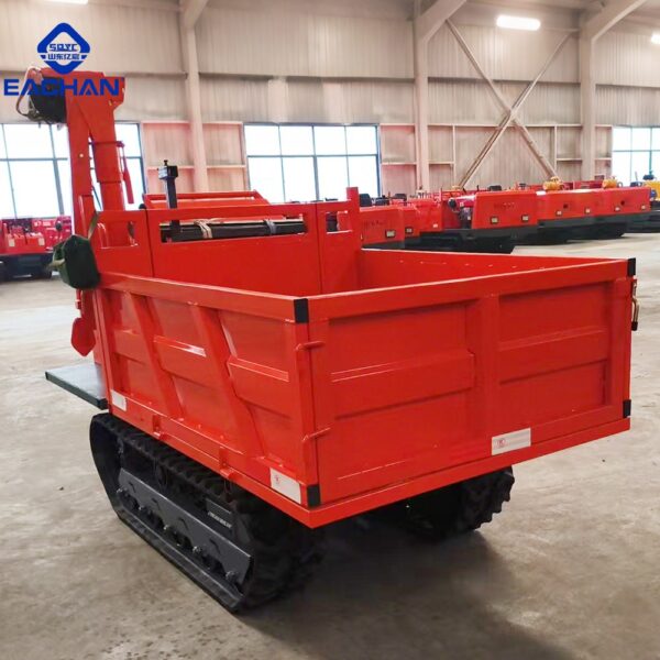 1.5 ton Crawler Dumper truck with crane